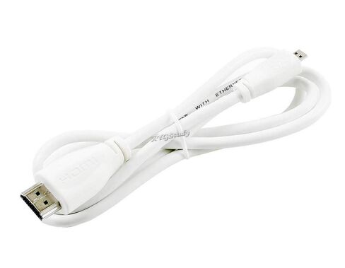 لكابل Raspberry Pi Micro HDMI إلى كابل HDMI القياسي لتوصيل كمبيوتر Pi 4 وشاشة العرض (PI-OFFICIAL-MICRO-HDMI-CABLE-1M) in Kuwait
