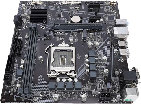 PUSOKEI Computer Motherboard, LGA1200 Socket Support Core i9 i7 i5 i3 10th 11th Gen, Micro ATX DDR4 3200MHz, with 6+2 Phase Digital Power, for PCIe 4.0 x16 M.2 SSD VGA DVI USB 3. in Saudi Arabia