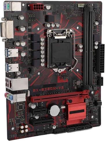 اللوحة الأم لسطح المكتب EX B250M V3، متوافقة مع معالجات وحدة المعالجة المركزية Core i7 i5 i3 14nm من الجيل السابع والسادس، وفتحتين DDR4 DIMM لـ LGA 1151 in Kuwait