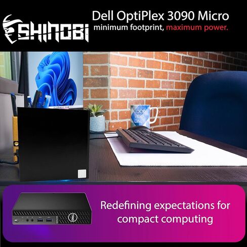 Dell 3090 OptiPlex Mini PC | Intel Core i5-10500T | 1TB NVMe | 32GB RAM | Built in AX210 Wi-Fi BT | Windows 11 Pro | Mini Desktop Computer (Renewed) in Saudi Arabia