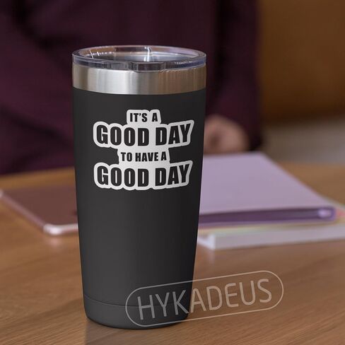 (3Pcs) It's A Good Day to Have A Good Day Sticker Inspirational Motivation Stickers – Positive Quote Vinyl Decals for Laptop, Water Bottle, Planner, Desk, Scrapbook, 3" x 2.5" in Saudi Arabia