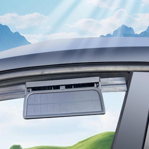 USB Charging Battery Solar Powered Air Vent Fan Ventilation Radiator Cooling Systems Car Front Rear Window Exhaust Fan Car Interior Temperature Control in Saudi Arabia
