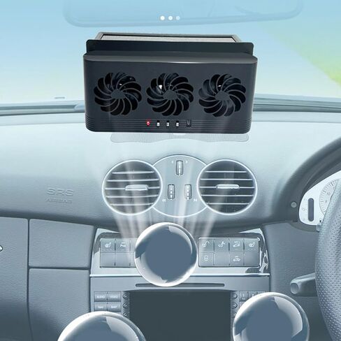 USB Charging Battery Solar Powered Air Vent Fan Ventilation Radiator Cooling Systems Car Front Rear Window Exhaust Fan Car Interior Temperature Control in Saudi Arabia