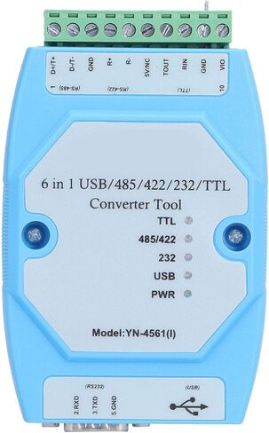 وحدة المنفذ التسلسلي plplaaoo معزولة 6 في 1 FT232 USB 485 422 232 TTL محول YN4561I أداة تصحيح الأخطاء متعددة الواجهات للمهندسين الفنيين مادة ABS in Saudi Arabia