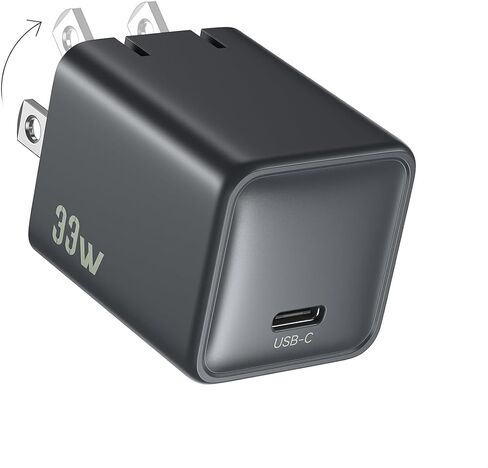شحن سريع لشاحن iPhone 16/15، PD 3.0 PPS 33W GaN USBC كتلة شاحن قابلة للطي، محول شحن حائط مدمج من النوع C لسلسلة Apple iPhone 16 Pro Max، Galaxy S25/Pixel 9/iPad Pro (أبيض) in Saudi Arabia