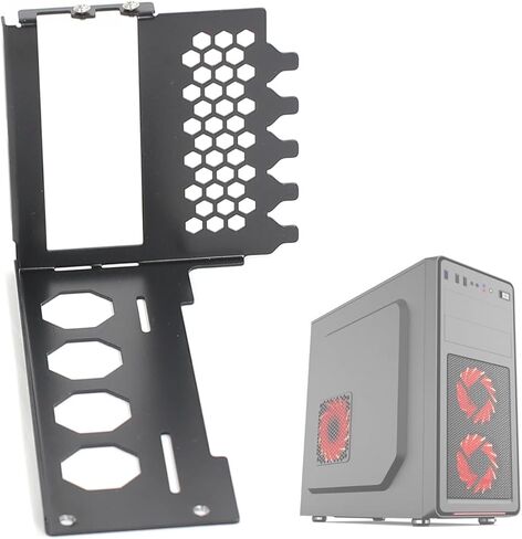 SXJ-B GPU Vertical Metal Bracket for Converting Graphics Card Angle in PC Case Mount Graphics Card Angle Conversion Desktop Computer Case Accessory Adjustable in Saudi Arabia