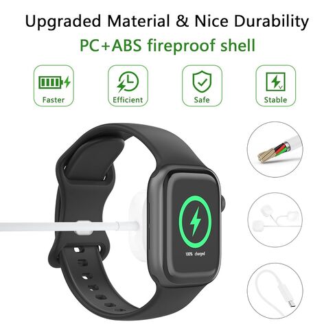 2 Pack USB Magnetic Charger for Apple Watch, Upgraded Portable Wireless Fast Charging Cable for iWatch Series 11 10 9 8 7 6 Ultra2 SE 38/40/41/42/44/45/46/49mm in Saudi Arabia