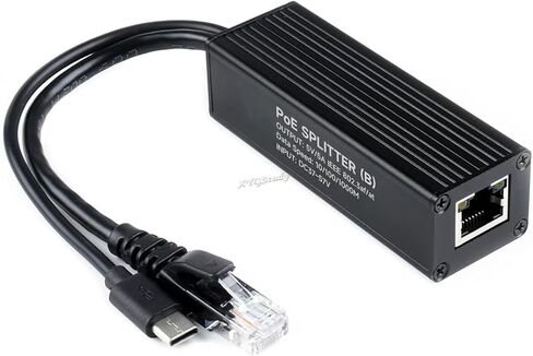 Industrial Gigabit PoE Splitter, for 5V 5A DC Power Output Port, Onboard MPS Control Chip, Safer and More Stable @XYGStudy (POE-SPLITTER-25W-5.5-2.1) in Saudi Arabia