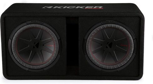 مكبرات صوت فرعية مزدوجة من KICKER CompR مقاس 12 بوصة (30 سم) مزودة بفتحات تهوية، ومقاومتها 2 أوم، ومتوافقة مع RoHS (متجددة) in Saudi Arabia