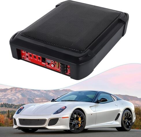 SIXWIN 1000W Slim Under Seat Powered Car Subwoofer Car/Truck Audio Sub Built in Amplifier Low Profile Subwoofer and AMP Package in Saudi Arabia