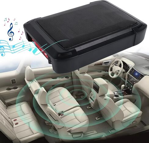 SIXWIN 1000W Slim Under Seat Powered Car Subwoofer Car/Truck Audio Sub Built in Amplifier Low Profile Subwoofer and AMP Package in Saudi Arabia