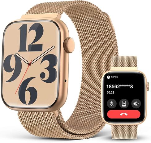 Smart Watches for Women Blood Pressure, 1.9" HD Full Touch Screen, Fitness Tracker with Heart Rate Blood Oxygen Sleep Monitor, IP67 Waterproof Smartwatch, 123 Sports Fitness Tracker for Android iOS in Kuwait