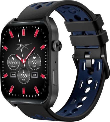 Reebok Icon Smart Watch 42mm, Fitness Tracker, Heart Rate Monitor Watch for Men & Women, Pedometer Step Counter, Water Resistant Smartwatch for Android Phones and iPhone, 10-Day Battery, Phantom Black in Saudi Arabia