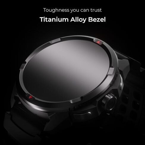 Noise Endeavour Pro Military Rugged Smartwatch, 28Days Battery, Built in GPS & Flashlight, Scratch Resistant, AI Companion, 1.5" AMOLED, 5ATM Water Resistant, 1Year Warranty (Carbon Black) in Saudi Arabia