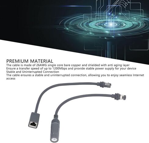 SPX Male to RJ45 Adapter Water High Speed 1200Mbps Connectivity for Gen3 Dish and Router 2 Pack Premium Copper Material in Saudi Arabia