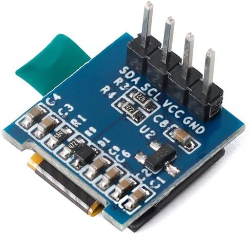 2 قطعة 0.49 بوصة وحدة عرض OLED، IIC I2C 64x32 SSD1306 شاشة بيضاء، لمشاريع DIY in Kuwait