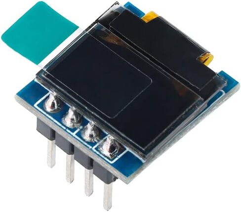 2 قطعة 0.49 بوصة وحدة عرض OLED، IIC I2C 64x32 SSD1306 شاشة بيضاء، لمشاريع DIY in Kuwait