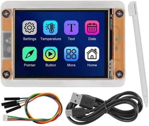 2.8inch ESP32-2432S028R Display with Acrylic case Resistive Touchscreen 240x320 TFT ILI9341 Driver LCD Module WiFi+BT ESP32 Development Board for Arduino IoT in Saudi Arabia