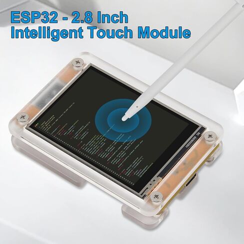 2.8inch ESP32-2432S028R Display with Acrylic case Resistive Touchscreen 240x320 TFT ILI9341 Driver LCD Module WiFi+BT ESP32 Development Board for Arduino IoT in Saudi Arabia