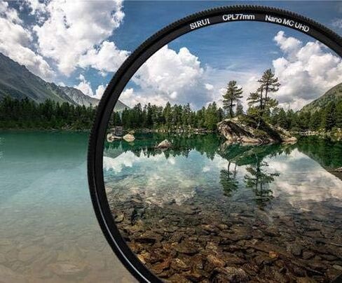 Sirui 58mm Nano MC Circular Polarizer Filter, Brass Ring in Saudi Arabia