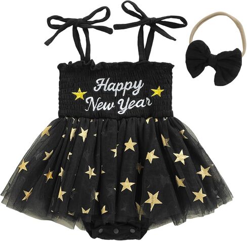 Baby Girl St Patricks Day OutfitLetter Clover Tulle Skirt Infant Bodysuits Jumpsuits Rompers Dress With Headband in Saudi Arabia