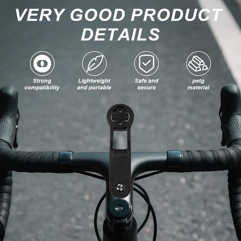 متوافق مع حامل Canyon Gear Groove Garmin، خفيف للغاية 15 جرام - آمن وسهل، متوافق مع CP0039، CP0047، CP0048 بديل حامل مقود الكمبيوتر للدراجة Edge/Wahoo in Saudi Arabia