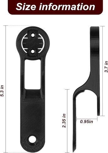 متوافق مع حامل Canyon Gear Groove Garmin، خفيف للغاية 15 جرام - آمن وسهل، متوافق مع CP0039، CP0047، CP0048 بديل حامل مقود الكمبيوتر للدراجة Edge/Wahoo in Saudi Arabia