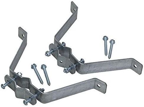 حامل EZ 30-4W 4 بوصة على الحائط لصاري يصل إلى 2 بوصة - دعامة هوائي على شكل W in Kuwait