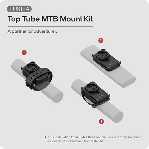 حامل TUSITA العلوي الأنبوبي MTB متوافق مع Garmin Edge GPS لأجهزة كمبيوتر الدراجة Wahoo ELEMNT in Saudi Arabia