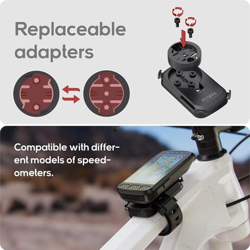 حامل TUSITA العلوي الأنبوبي MTB متوافق مع Garmin Edge GPS لأجهزة كمبيوتر الدراجة Wahoo ELEMNT in Saudi Arabia