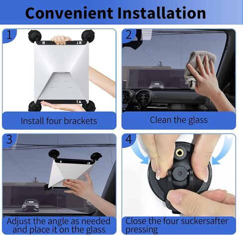 حامل Starlink Mini لأسقف السيارة أو النوافذ، حامل كأس شفط Starlink Mini Accessories، أكواب شفط قوية تم اختبارها على الطريق لمركبات RVs والقوارب والطائرات والمزيد، مجهزة بـ 6 أكواب شفط in Kuwait