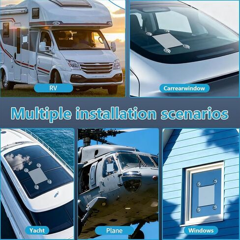 حامل Starlink Mini لأسقف السيارة أو النوافذ، حامل كأس شفط Starlink Mini Accessories، أكواب شفط قوية تم اختبارها على الطريق لمركبات RVs والقوارب والطائرات والمزيد، مجهزة بـ 6 أكواب شفط in Kuwait