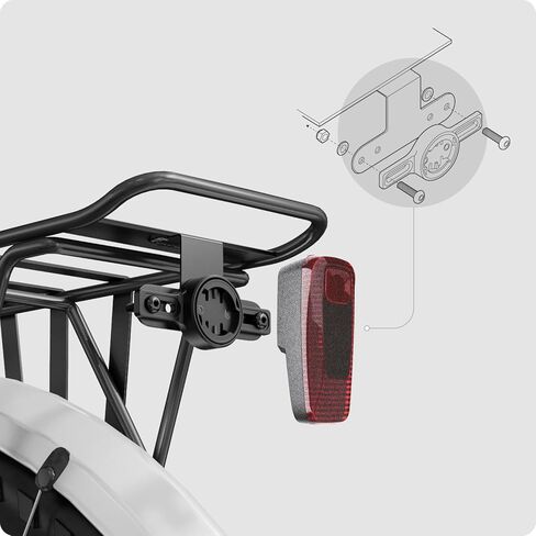 TUSITA Rear Bike Cargo Racks Mount Compatible with Wahoo TRACKR Radar in Saudi Arabia