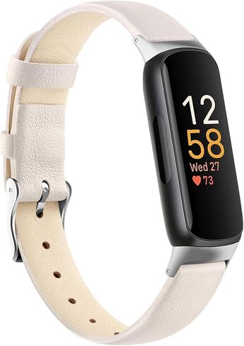 سوار جلدي متوافق مع Fitbit Inspire 3 Bands للنساء والرجال، أشرطة كلاسيكية من الجلد الأصلي الناعم لـ Fitbit Inspire 3/Inspire 2/Inspire HR/Inspire in Kuwait