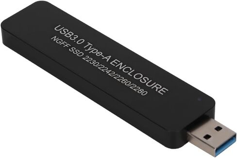 ASM1153E Portable U Disk Type USB3.0 Interface External M.2 NGFF SSD Enclosure(Black) (Not Inclube Hard Disk) in Saudi Arabia