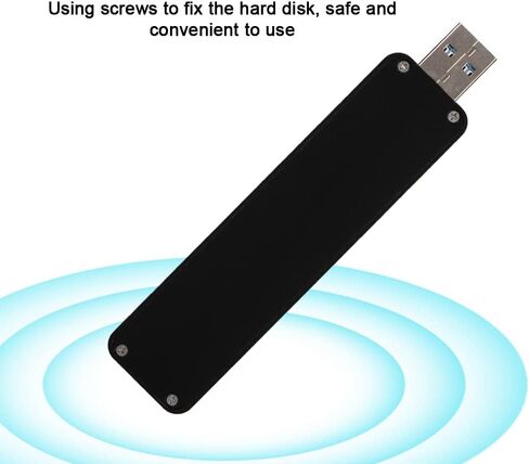 ASM1153E Portable U Disk Type USB3.0 Interface External M.2 NGFF SSD Enclosure(Black) (Not Inclube Hard Disk) in Saudi Arabia