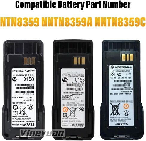 NNTN8359A IMPRES ATEX Battery for DP4000ex DP4401ex DP4801ex XIR P8608EX XIR P8668EX XPR7350Ex XPR7550Ex DGP8550E Fits Battery Part No. NTN8359 NNTN8359C in Saudi Arabia