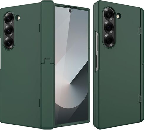 حافظة NINKI لهاتف Samsung Galaxy Z Fold 6 مع حماية للشاشة، وواقي مفصلي ممتص للصدمات لهاتف Samsung Z Fold 6 مع مسند وغطاء واقي للشاشة Fold6 أزرق فاتح in Kuwait