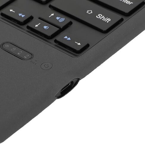 لوحة مفاتيح لاسلكية مع تجربة كتابة فعالة للوحة اللمس لجهاز Pro 7 Plus Pro 7 6 Black ABS Pub مناسبة للنظام بالكامل in Kuwait