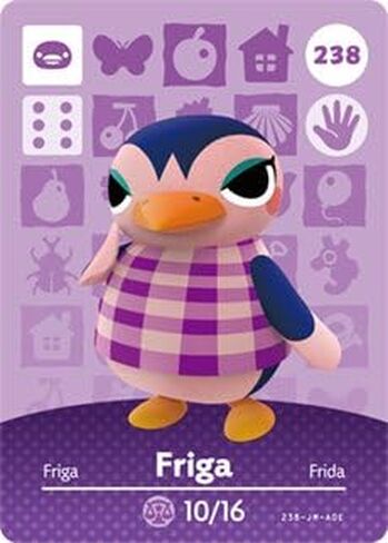 Friga - Nintendo Animal Crossing Happy Home Designer Amiibo Card - 238 in Saudi Arabia