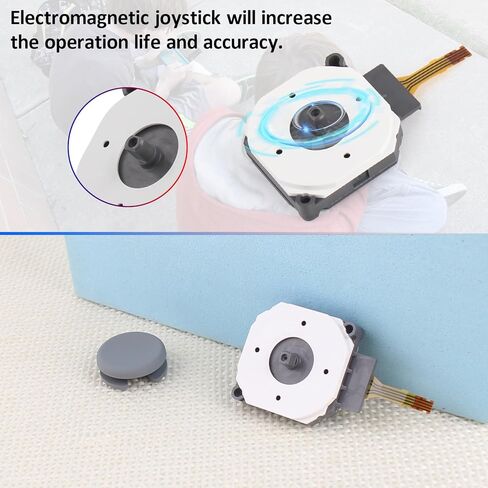 2Pack Joysticks Replacement for Nintendo New 3DS New 3DS XL Controller 3D Analog Sensor Module for Nintendo New 2DS XL Joystick Thumbstick Circle Pad Cap Replacement Accessories Part with Repair Tool in Saudi Arabia