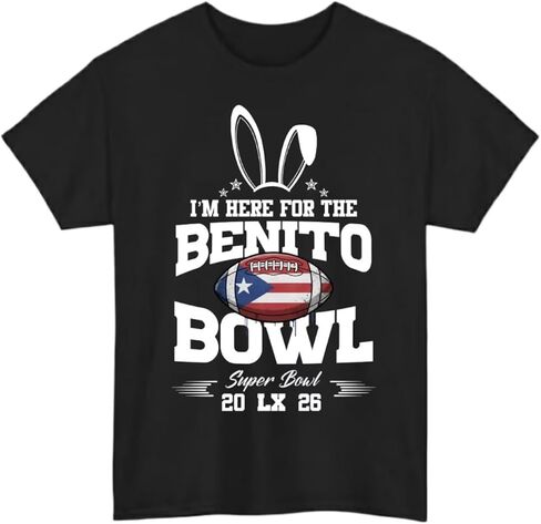 Bad Game Day Bunny Football T-Shirt, Funny Sports Fan Graphic Tee, Halftime Humor Shirt (Large) Black in Kuwait