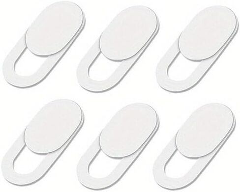 6-Pack Plastic Camera Privacy Protection Covers, Anti-Peep Design for Phones, Computers, and Cameras in Saudi Arabia