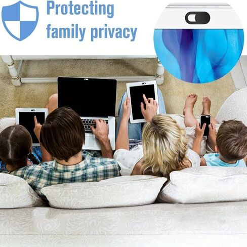 6-Pack Plastic Camera Privacy Protection Covers, Anti-Peep Design for Phones, Computers, and Cameras in Saudi Arabia
