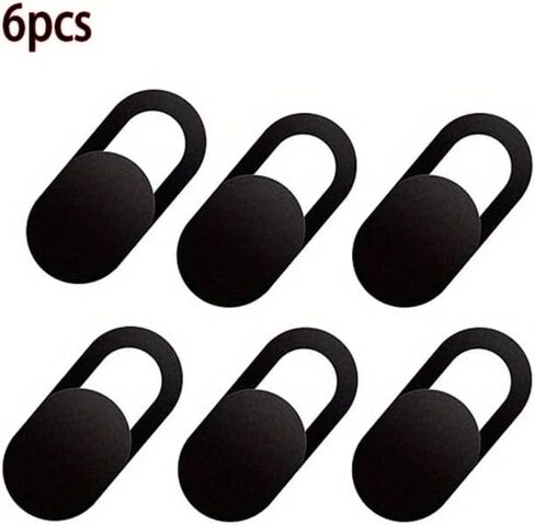 6-Pack Plastic Camera Privacy Protection Covers, Anti-Peep Design for Phones, Computers, and Cameras in Saudi Arabia