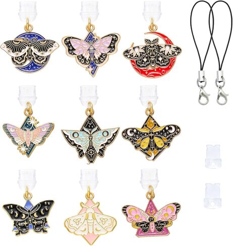 Anti Dust Plug Charm Type C USB C Dust Plug Charm with Alloy Aesthetics Pendant Cute Charging Port Protector for Phone Accessories in Saudi Arabia