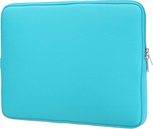 Laptop Case - Polyester Computer Sleeve Carrying Bag Shockproof Laptop Protective Cover for 11" Notebook, Light Blue in Kuwait