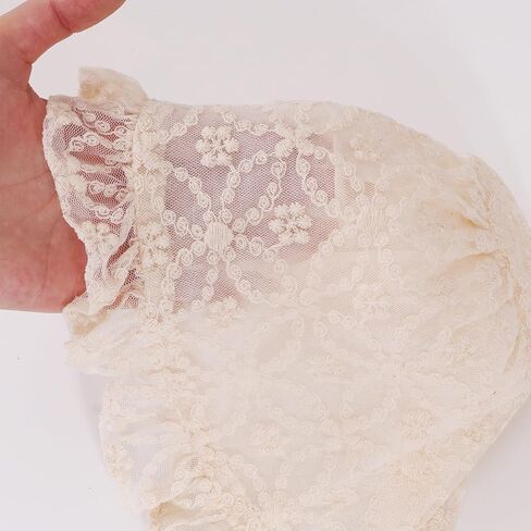 2 Pcs Baby Girl Bonnets Adjustable Lace Eyelet Sun Hat for Infant Toddler Girl Birthday in Saudi Arabia