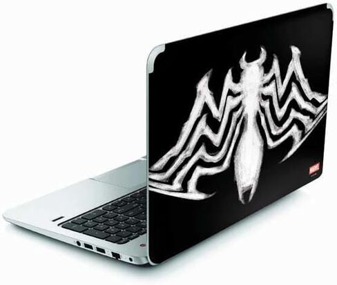 ملصق Skinit للكمبيوتر المحمول متوافق مع Envy TouchSmart 15.6in - تصميم Marvel Venom Symbiote المرخص رسميًا in Saudi Arabia
