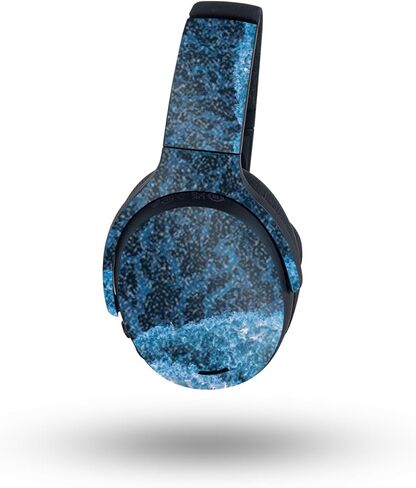 غلاف MightySkins اللامع اللامع المتوافق مع Skullcandy Crusher ANC 2 - Ocean Waves | لمسة نهائية لامعة واقية ومتينة شديدة اللمعان | سهل التطبيق in Kuwait